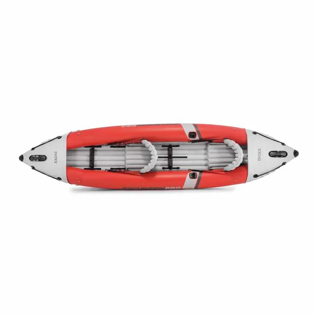 Intex Excursion Pro And Explorer K2 2-Person Inflatable Kayak Bundle With Oars And Pump