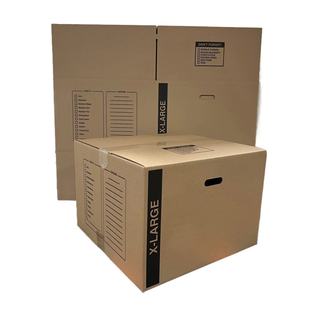 20 – Pack X-Large Cardboard Moving Boxes 23x23x16 32 ECT With Handles