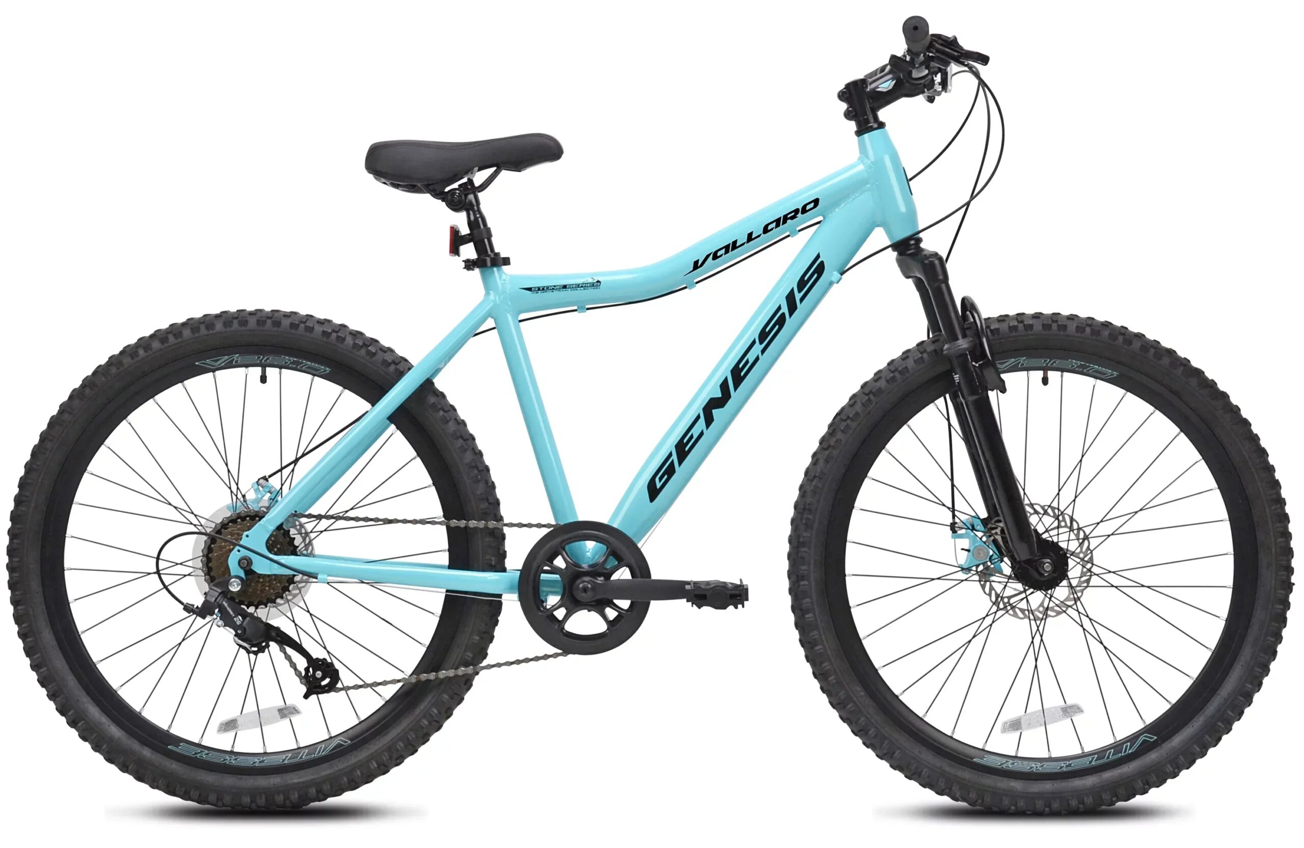 Genesis Vallaro Women’s Aluminum Mountain Bike, 26-inch, Light Blue