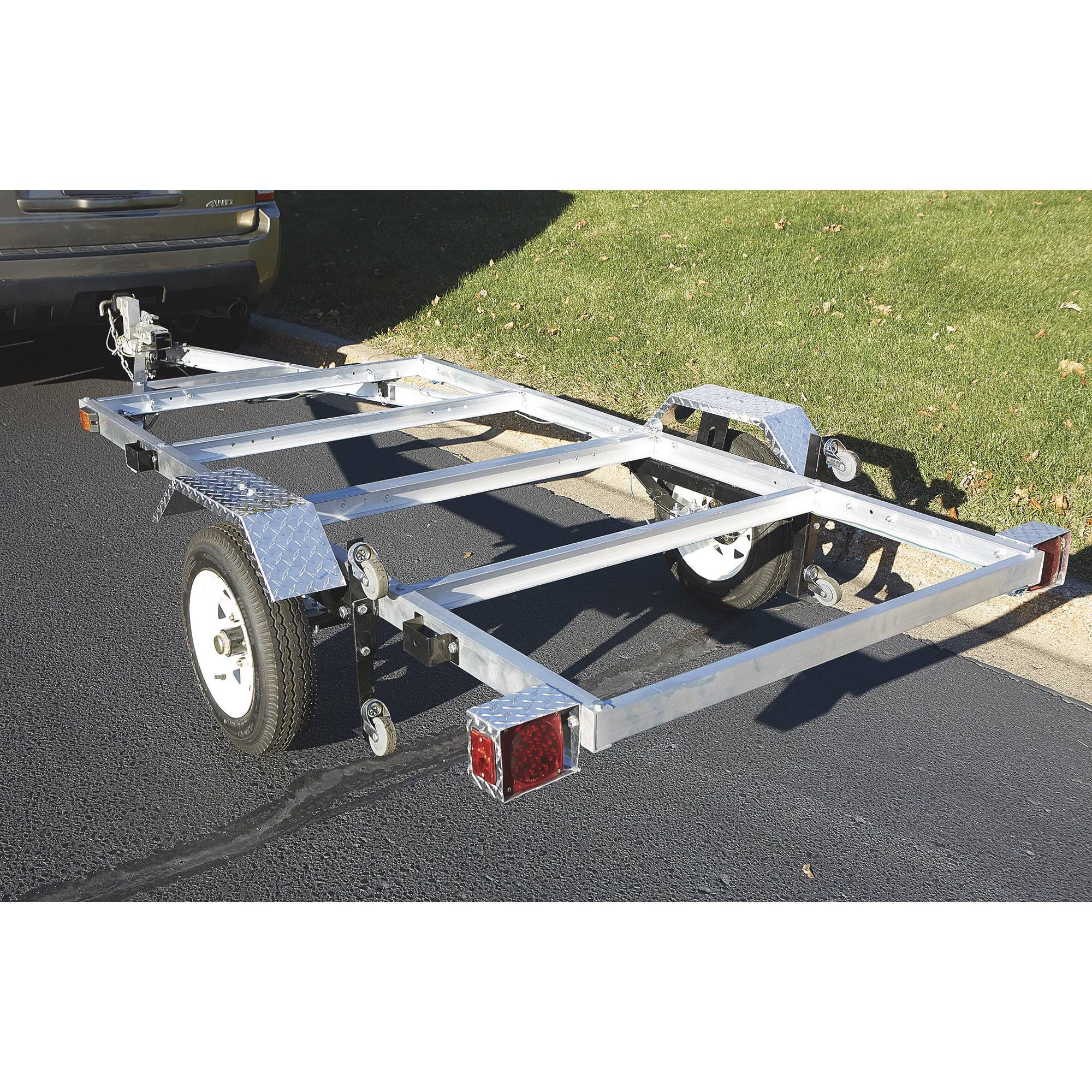 Ultra-Tow 4ft. x 8ft. Folding Aluminum Utility Trailer Kit-1170Lb. Load Capacity 3806S109