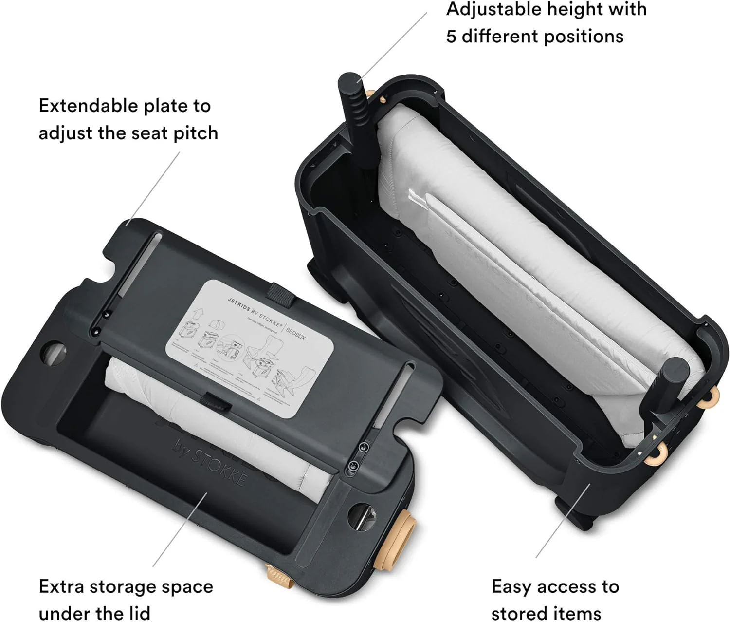 Kids' ride-on luggage and in-flight beds - Help your kids relax and sleep on the plane - Approved by multiple airlines - Best for ages 3 - 7