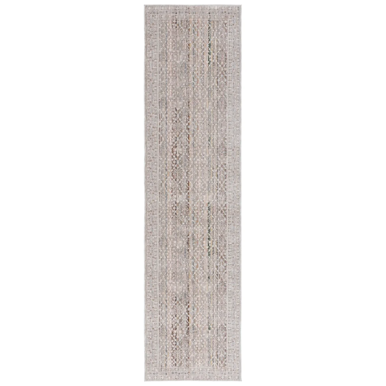 SAFAVIEH Princeton Ema Geometric Area Rug, Ivory/Blue, 8' x 10'