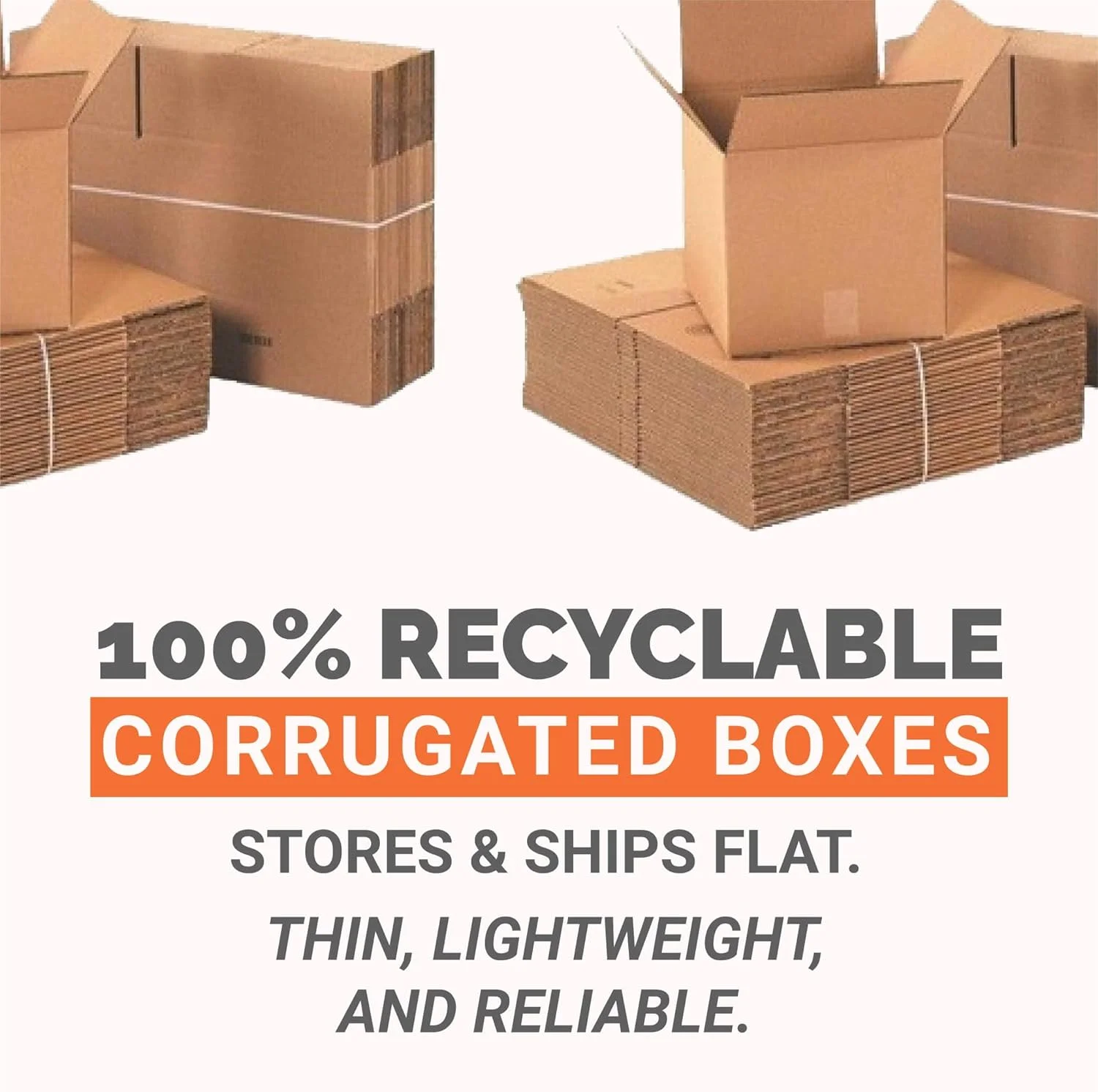 UCANPACK Black Mailer Boxes 30 x 17 x 8" (Color Inside) - 10 Pack Medium Cardboard Boxes, 30x17x8 Shipping Boxes - Custom Mailing Boxes Made in USA