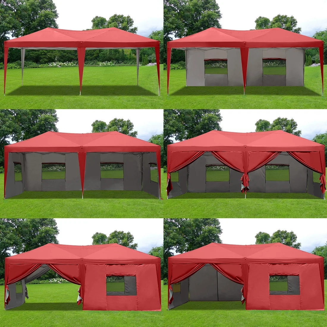 Quictent 10' x 20' White Instant, Event and Pop-up Outdoor Canopy