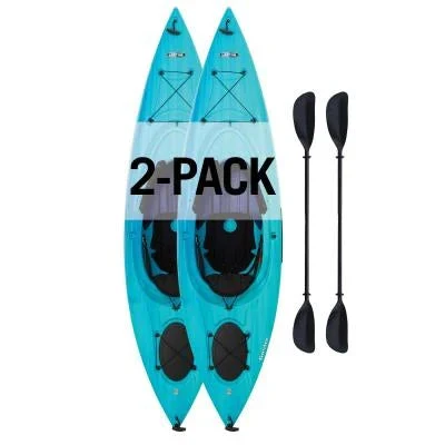 Lifetime Guster 100 Sit-In Kayak, 10 ft, 2-Pack – 457