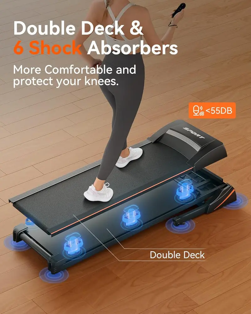 Foldable Home Treadmill With 3HP Motor, Auto Incline Adjustment And Bluetooth Connectivity
