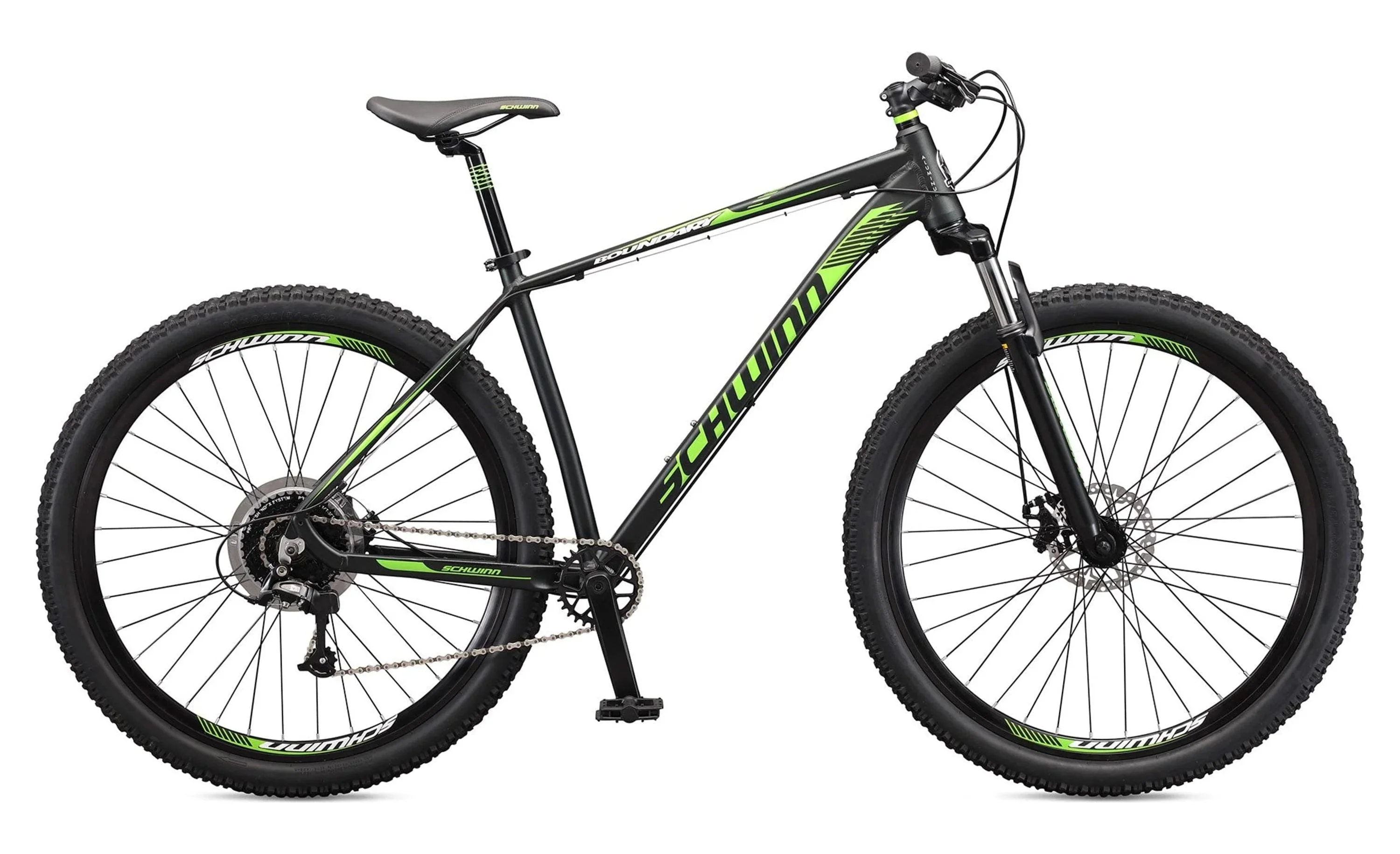 Schwinn 29-in Boundary Mens Mountain Bike, Black And Green – Boundary