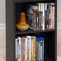 Atlantic 54" x 13" Summit Adjustable Wood Media Storage Shelf Bookcase, Espresso