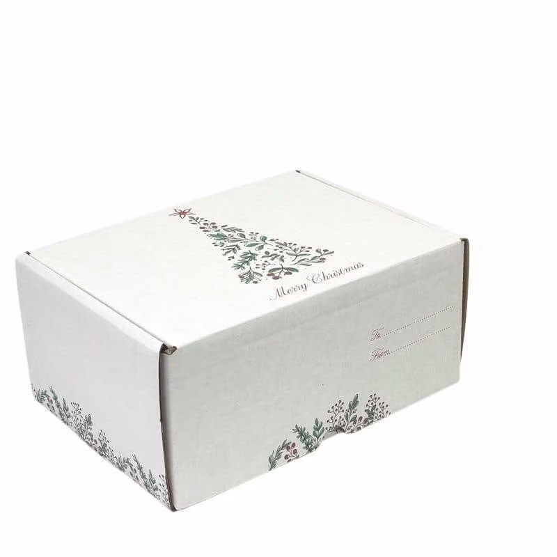 Ucanpack Christmas Mailing Boxes For Shipping 4 x 4 x 4″ – Chrismas Tree Printed Christmas Mailing Boxes For Shipping – Holiday Shipping Box Made In USA Christmas Small Business Supplies