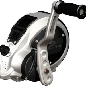 FW32000101 F2 Two-Speed Trailer Winch with Strap - 3200 lb. Load Capacity - Silver And Black - one size
