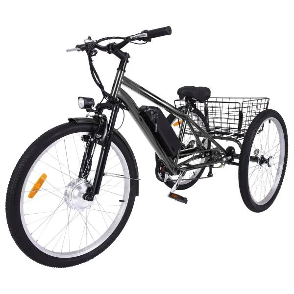 26 Inch Adult 3 Wheel Electric Tricycle With Basket, Fat Tires, 7 Speeds, 350W Motor, 36V 10Ah Battery – 0KT_3xfGu2r4etlrGenxGg69.