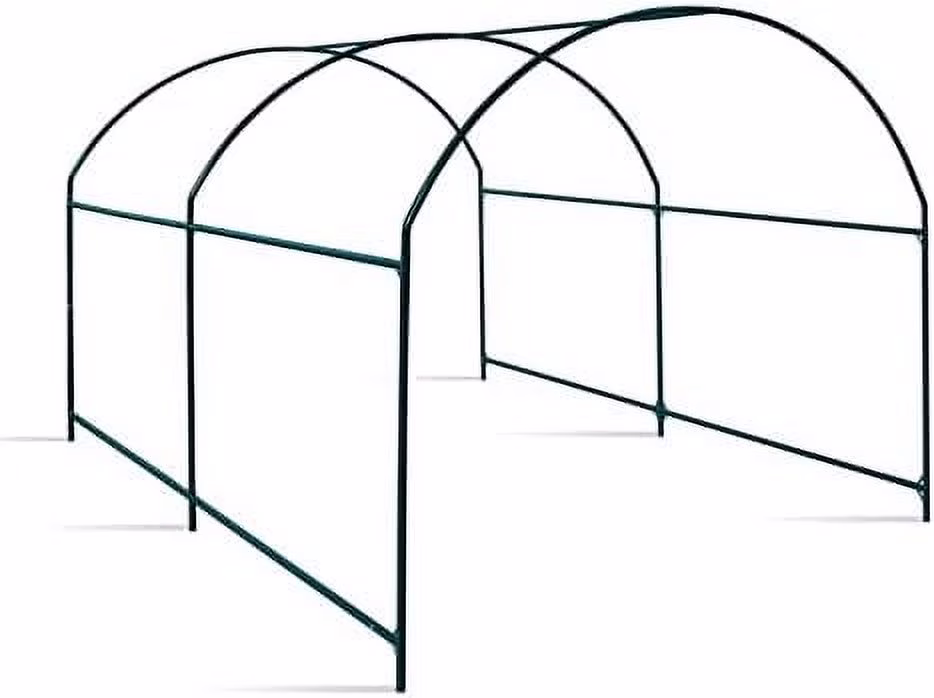 Large Garden Support Arch Frame Climbing Plant Arch Arbor for Various Climbing Plant Roses Vines Birthday Wedding Party Decoration Pergola Frame (6.5 x 7 x 7.2ft)