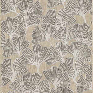 Mohawk Home Jade Butterfly Outdoor Area Rug, Beige, 5' 3" x 7' 6"
