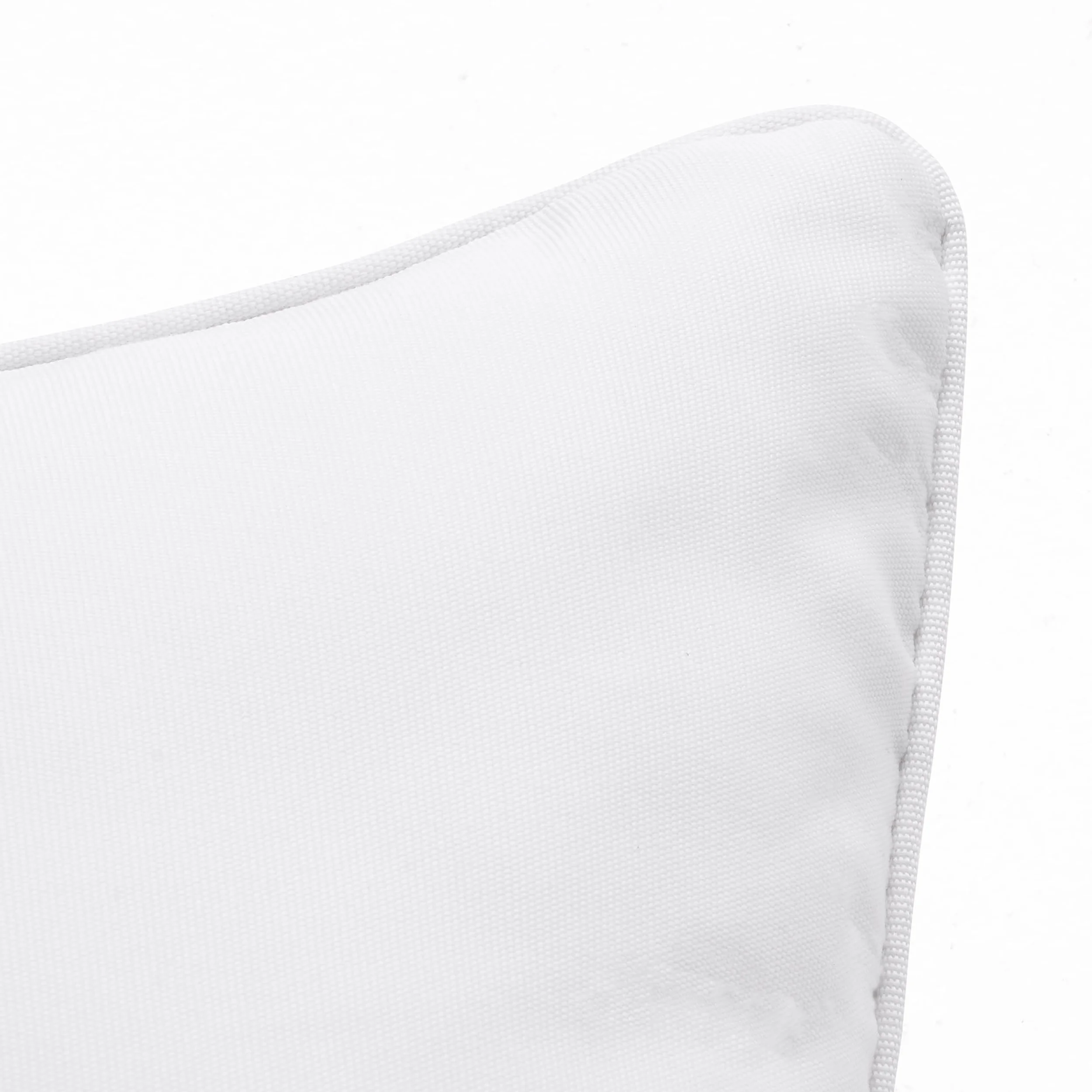 Noble House 23.50"x 27.00" White Rectangle Chair Outdoor Seating Cushions (2 Pack)