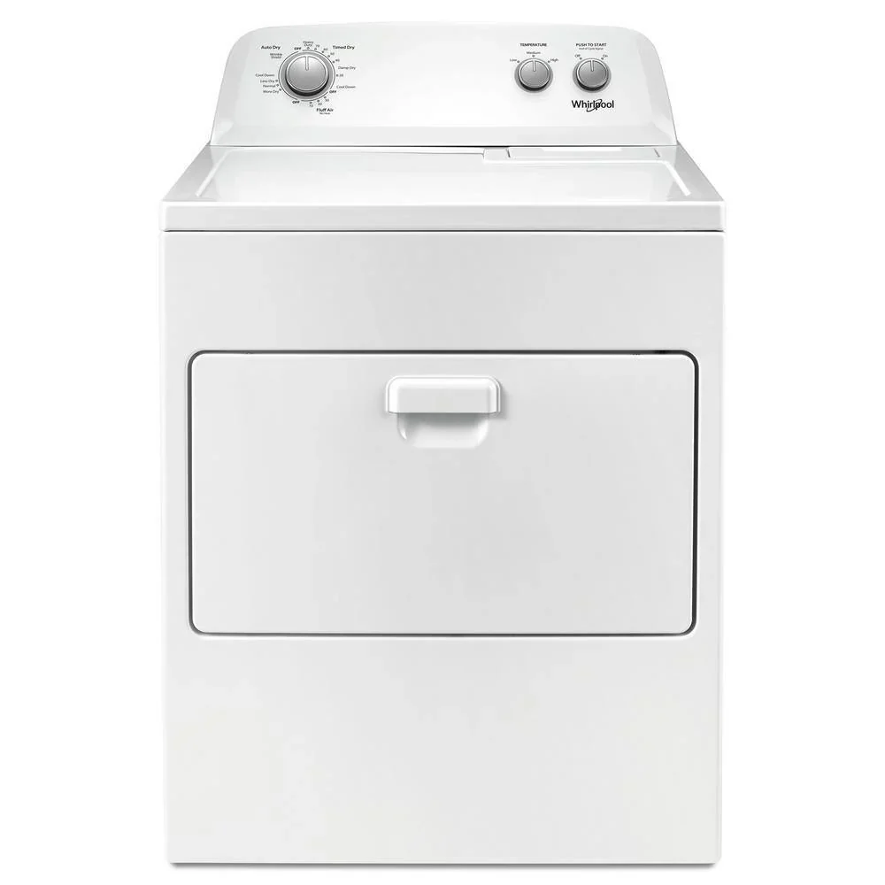 7.0 cu. ft. Electric Dryer, AutoDryTM System, Wrinkle ShieldTM, White