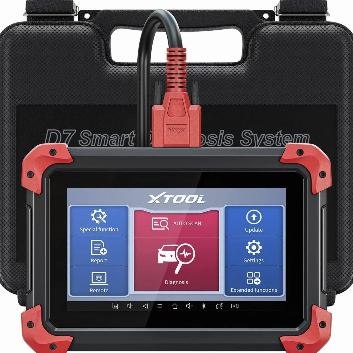 XTOOL Bidirectional Automotive Diagnostic Scanner With ECU Coding, Active Tests, Android 10 - D7