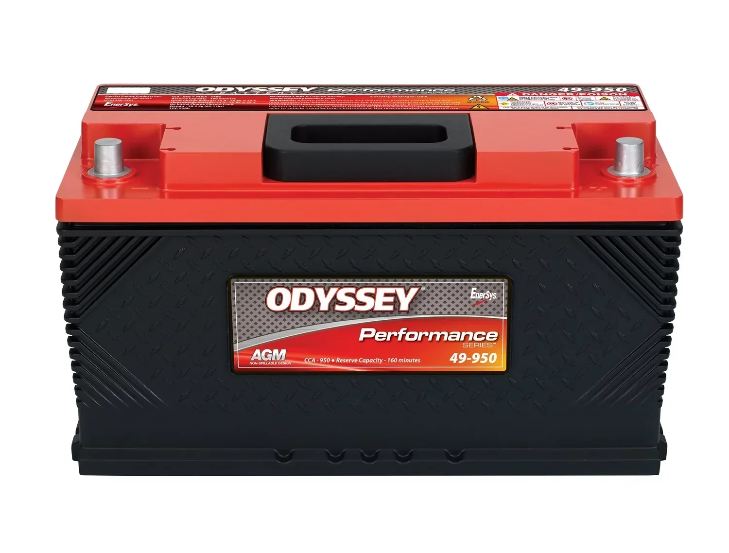 Odyssey Performance Automotive Battery 12.00 Volts BCI Group 49 – ODP-AGM49/H8/L5
