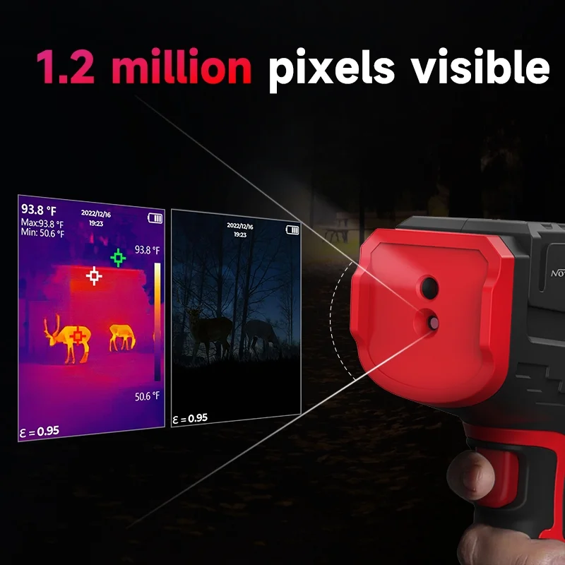 NOYAFA NF-521 Infrared Thermal Camera Industrial Thermal Imaging High Resolution Pixel Handheld Temperature Imaging Imager Used in Various Fields with 2.4 TFT LCD Display
