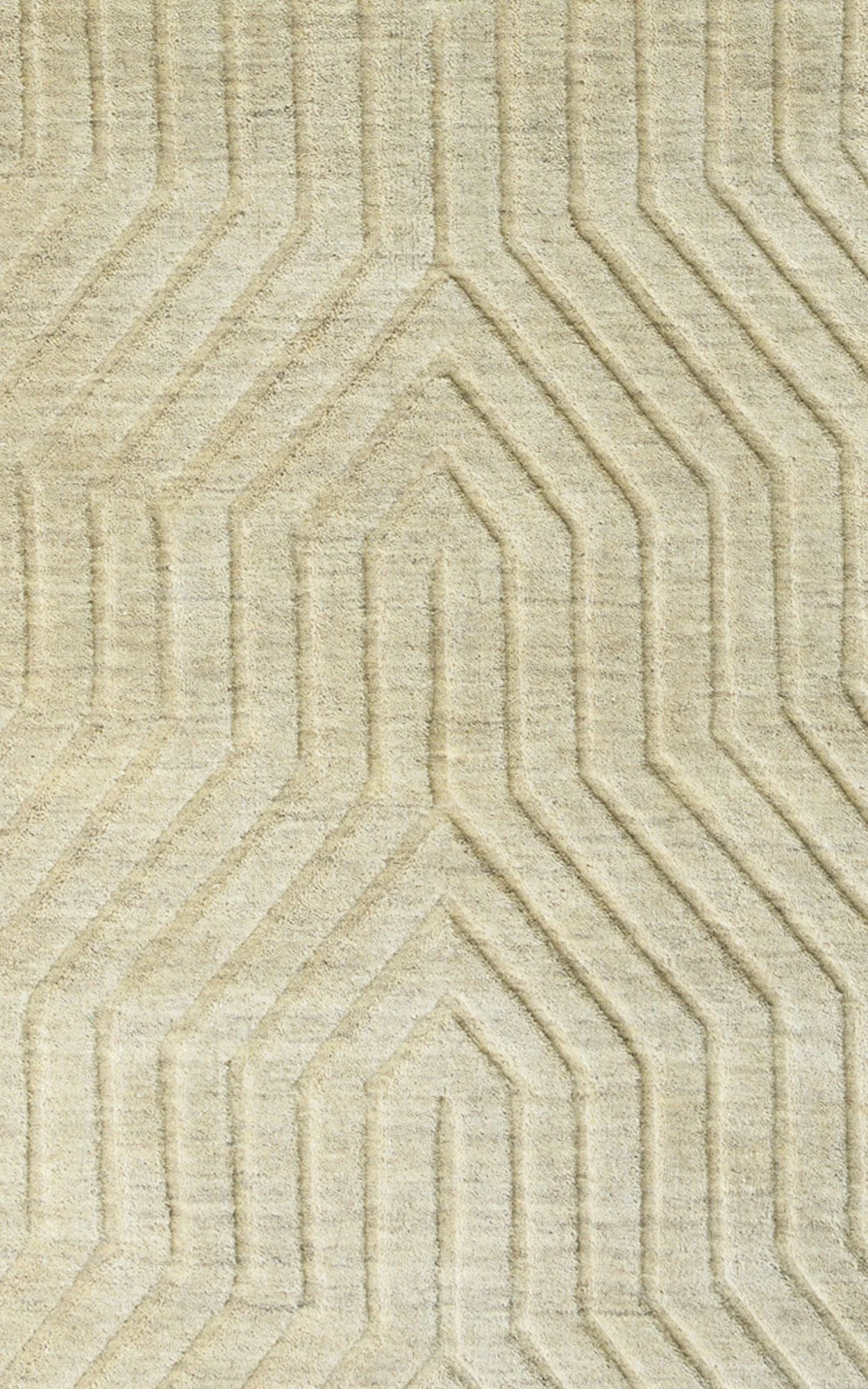 Gatney Rugs Fossumtown Area Rug TC8580 Tan Geometric Angled 3′ x 5′ Rectangle