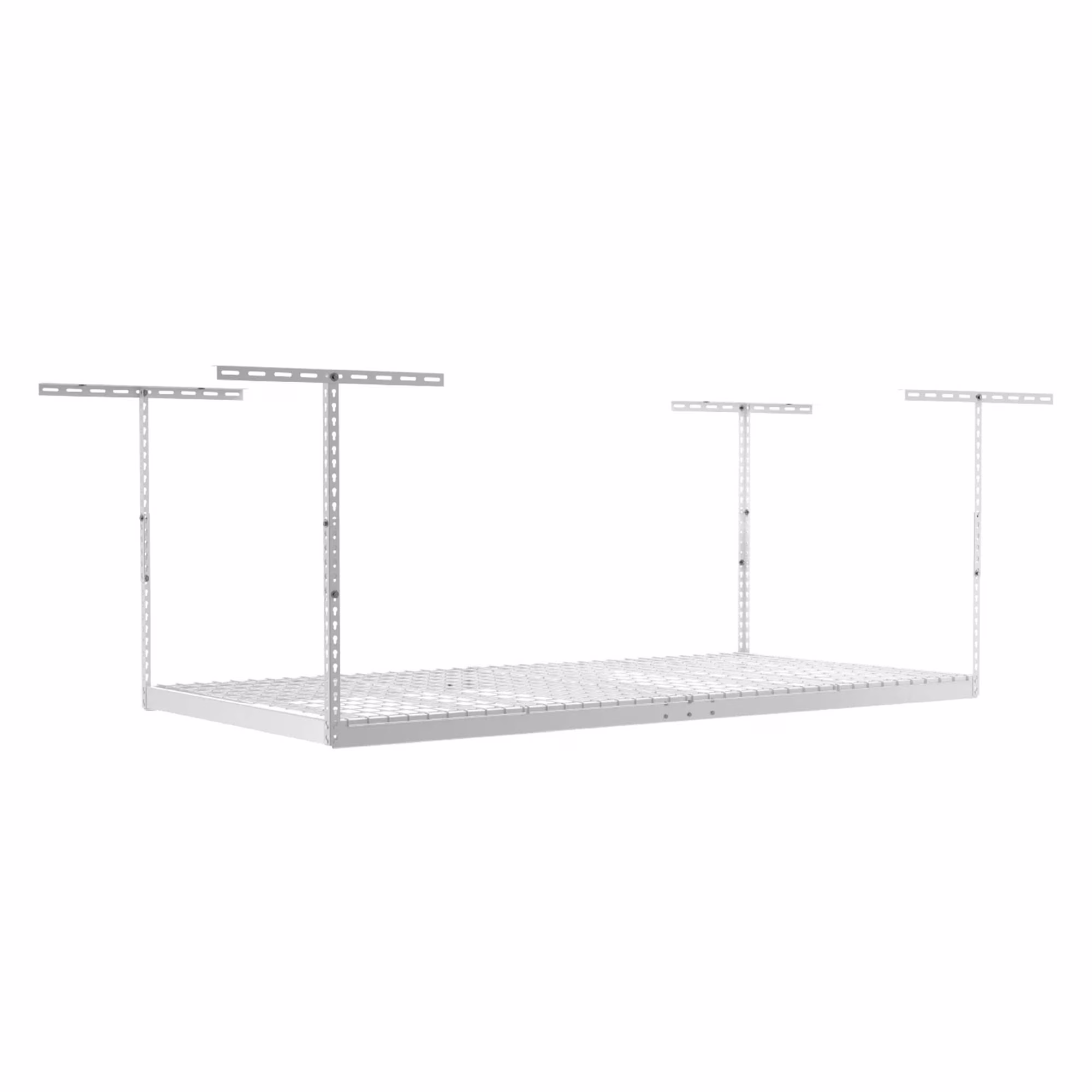 MonsterRax 4′ x 8′ Overhead Garage Storage Rack Holds 500 Pounds, White