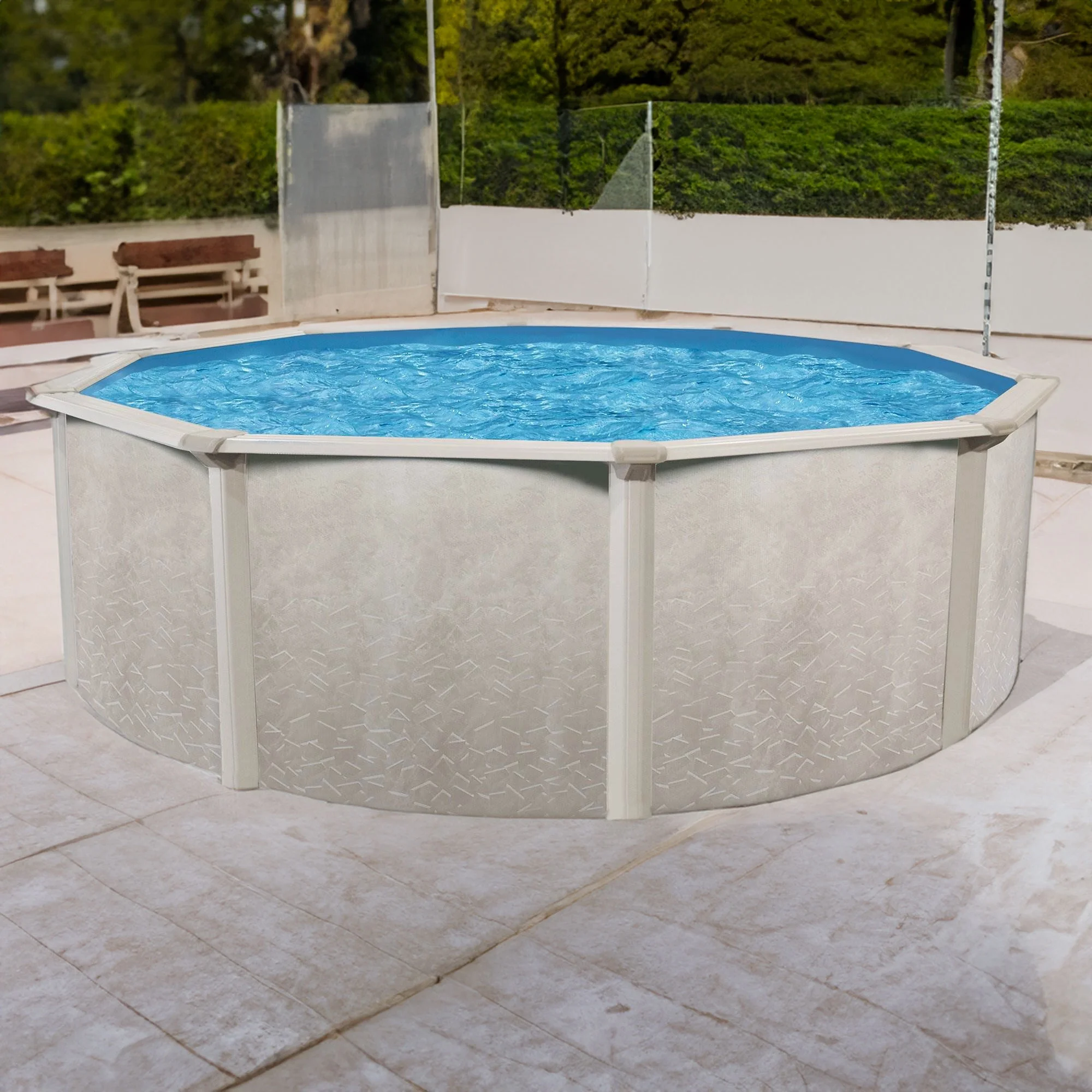 Aquarian Phoenix 15' x 52" Steel Frame DIY Family Above Ground Pool Kit