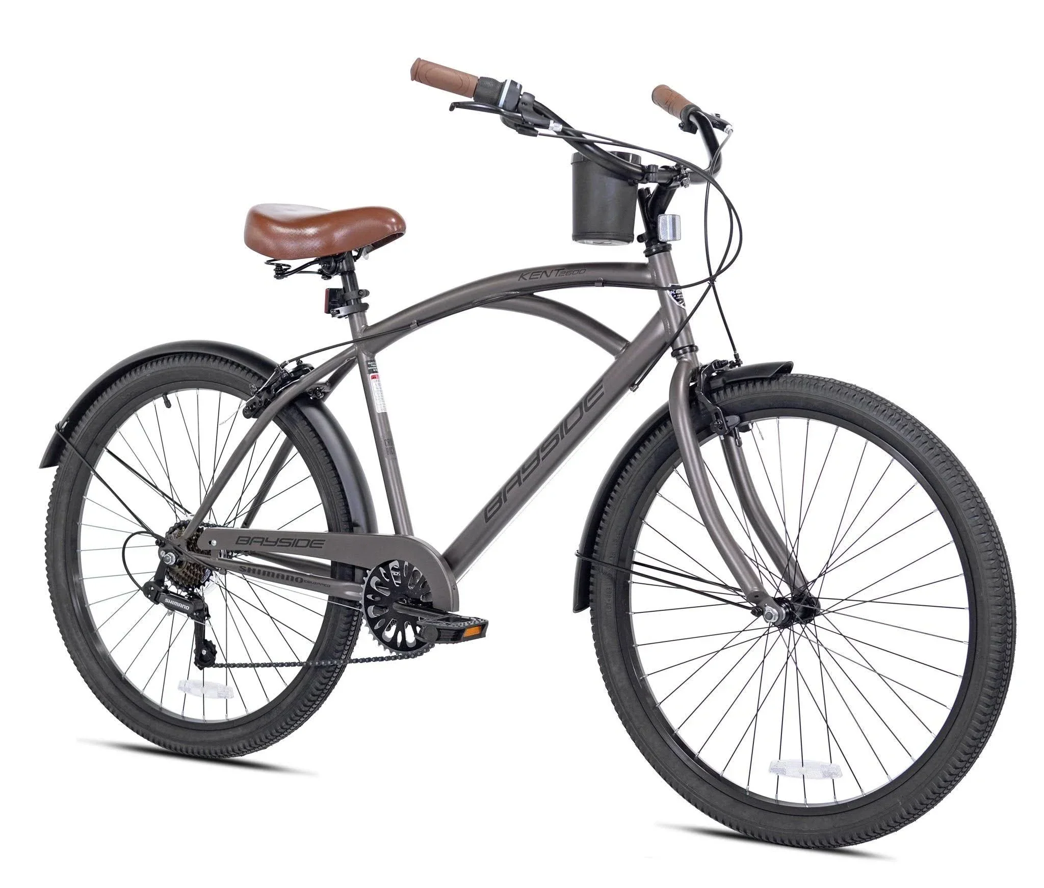 Kent 26 in. Bayside Men’s Cruiser Bike Satin Cocoa
