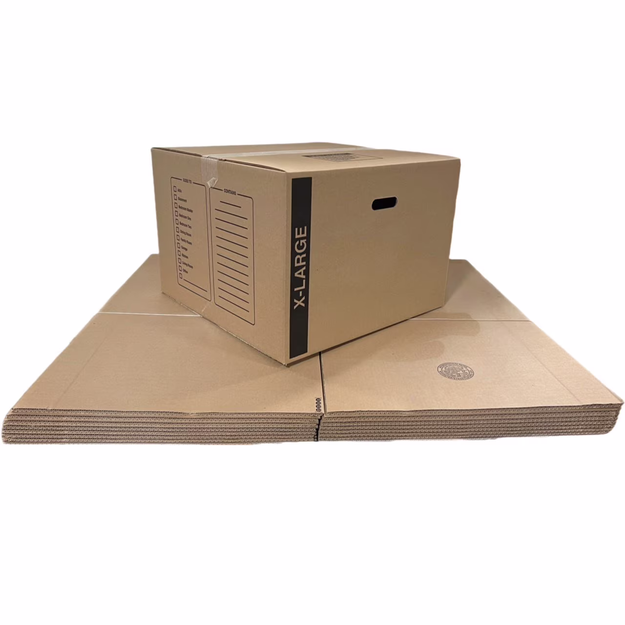20 – Pack X-Large Cardboard Moving Boxes 23x23x16 32 ECT With Handles