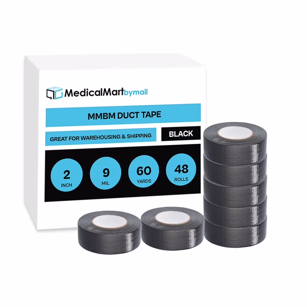MMBM Colored Heavy Duty Duct Tape, 48 Rolls, 2″ x 60 Yards