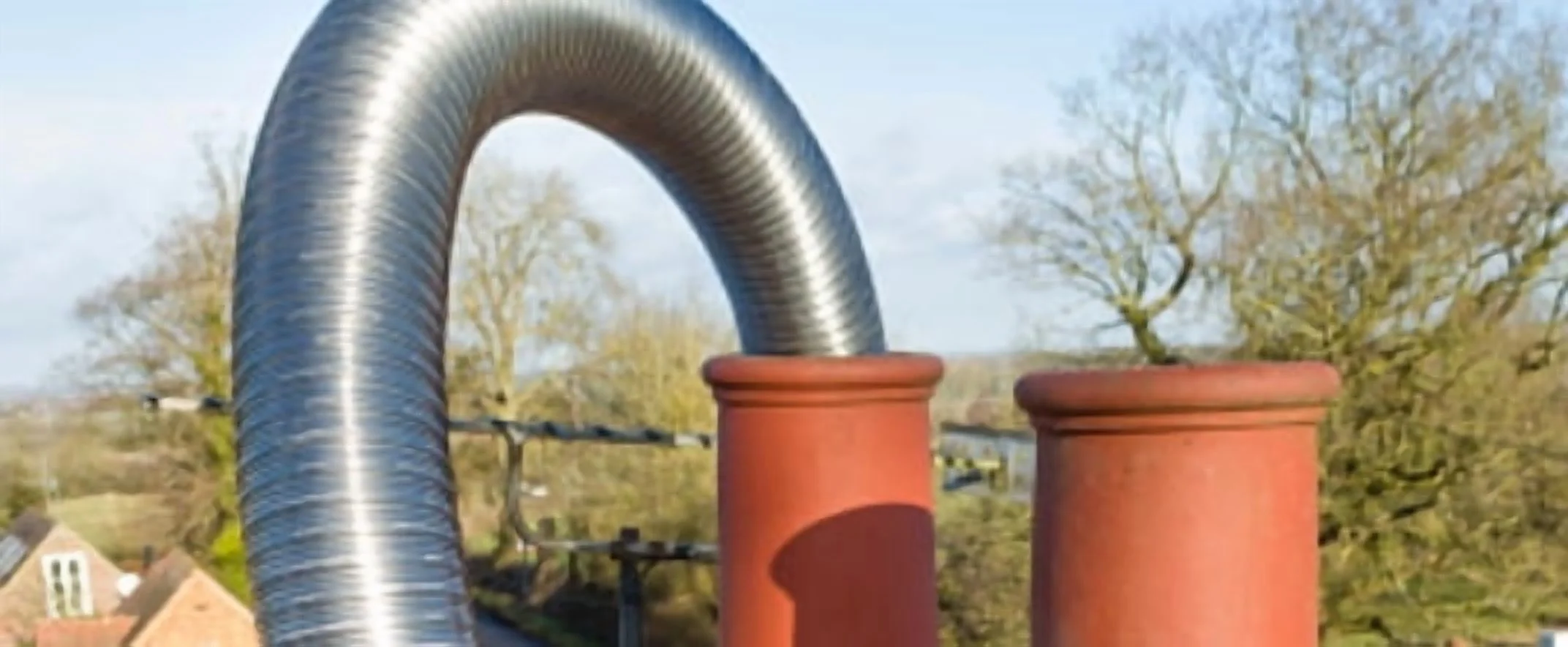 Forever Vent 5-inch x 25-feet Single Ply Chimney Liner Stainless Steel