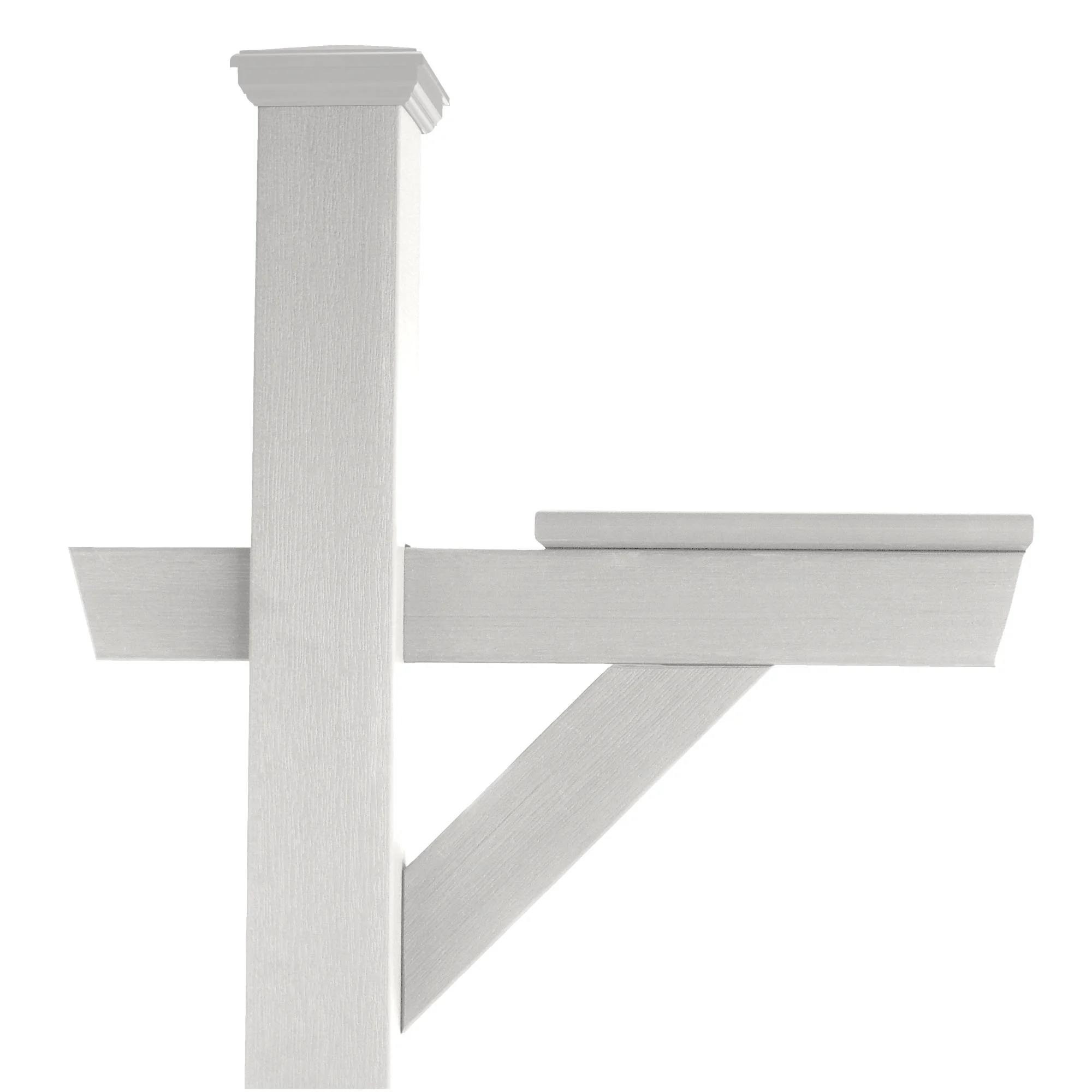 Highwood Hazleton Mailbox Post - In-Ground, 41" H, 4" x 4" Post
