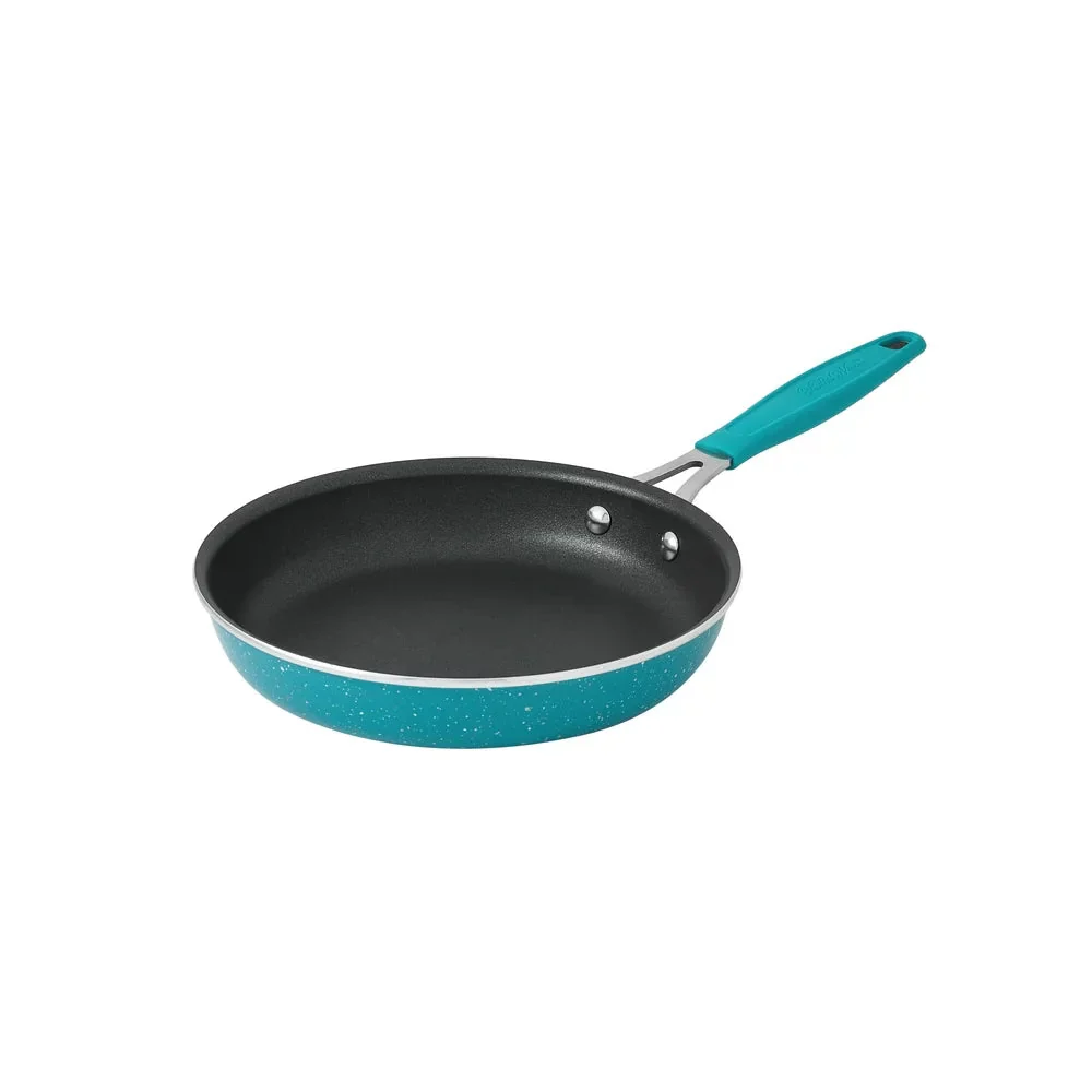 The Pioneer Woman Brilliant Blooms 38-Piece Cookware Set, Teal – Complete Kitchen Solution with Floral Design