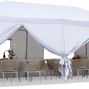Quictent 10' x 20' White Instant, Event and Pop-up Outdoor Canopy
