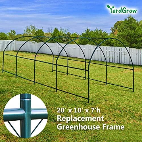 Large Garden Support Arch Frame Climbing Plant Arch Arbor for Various Climbing Plant Roses Vines Birthday Wedding Party Decoration Pergola Frame (6.5 x 7 x 7.2ft)