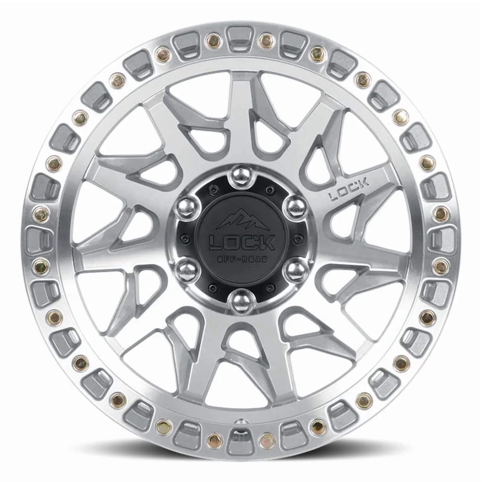 4 x Lock Offroad Lunatic Machined Wheels 6×139.7 17×9 -12et Truck Suv Rims