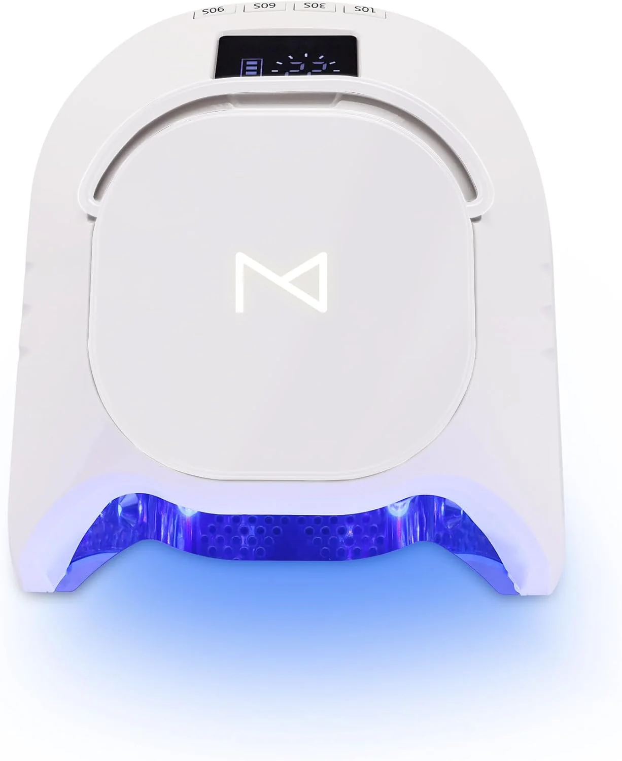 Professional Hybrid 86W Wireless Rechargeable UV LED Nail Curing Lamp Cordless Nail Dryer for Gel Nails, Manicure, Pedicure (Black)