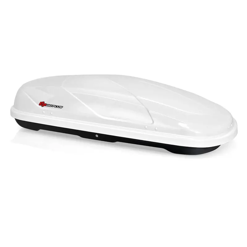 Waterproof Rooftop Cargo Box 15 Cu. Ft. Heavy-Duty Aerodynamic Roof Mount Carrier