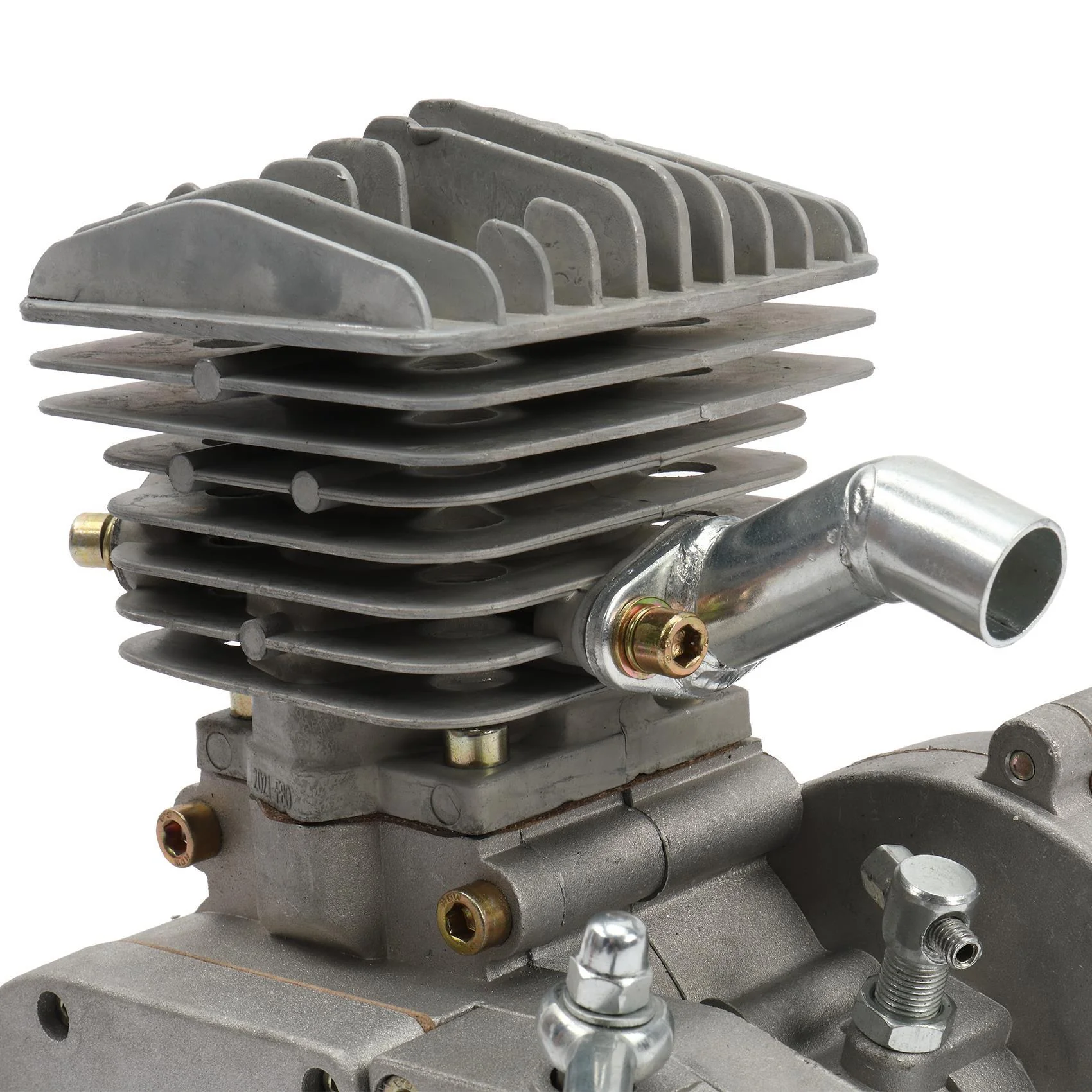 Zimtown 80cc 2 Stroke Engine Bike Motor Kit for 26′′ Bicycles, Silver White