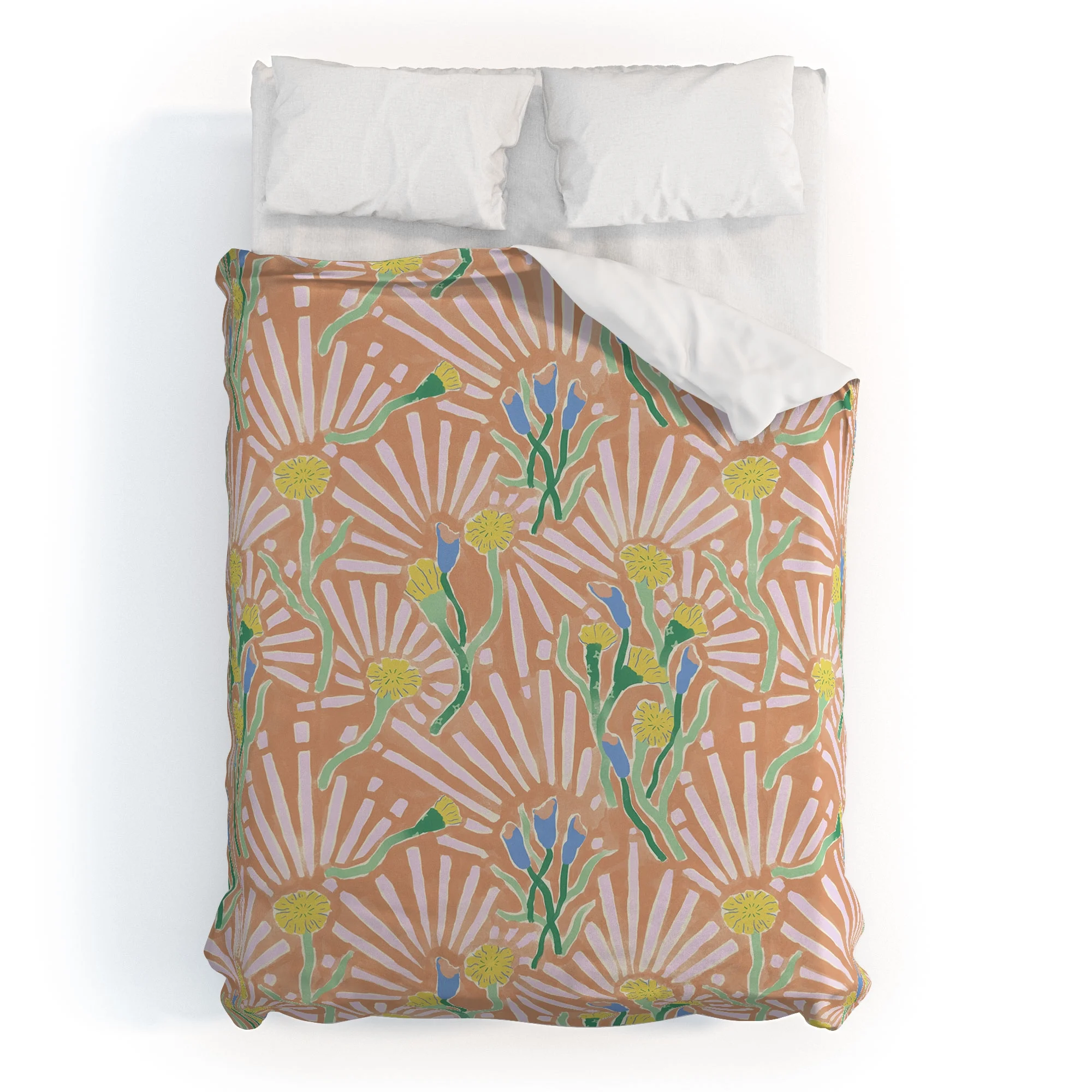 Society6 MSRYSTUDIO Garden Magic Fantasy Duvet Polyester Twin- 68" X 88"