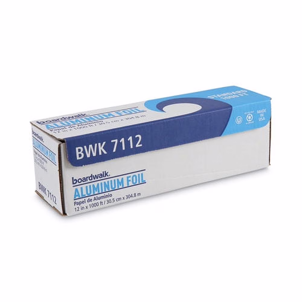 Standard Aluminum Foil Roll, 12″ X 1,000 Ft – Bundle of 5 Cartons