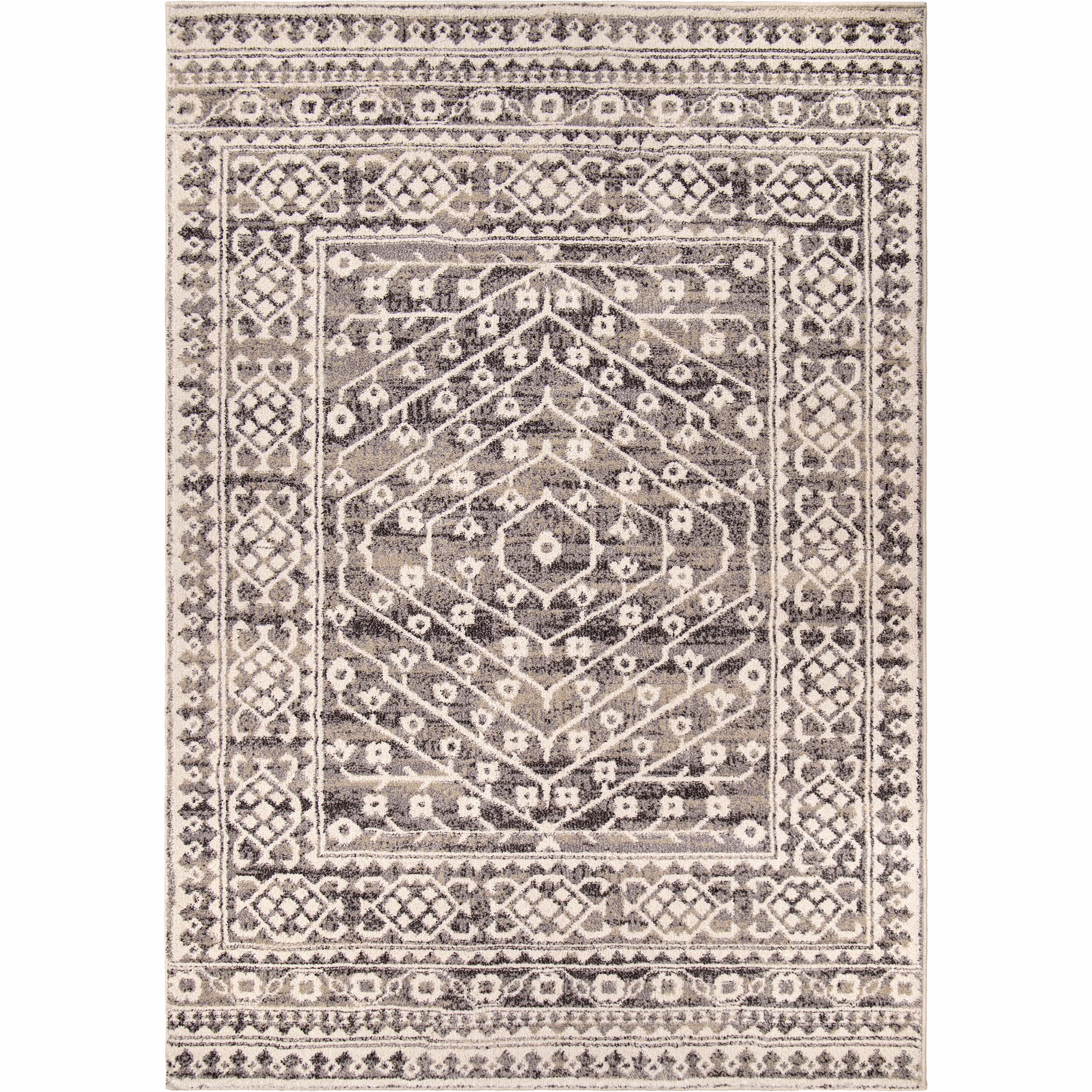 My Texas House Delilah 5'3" X 7'6" Blue Geometric Area Rug