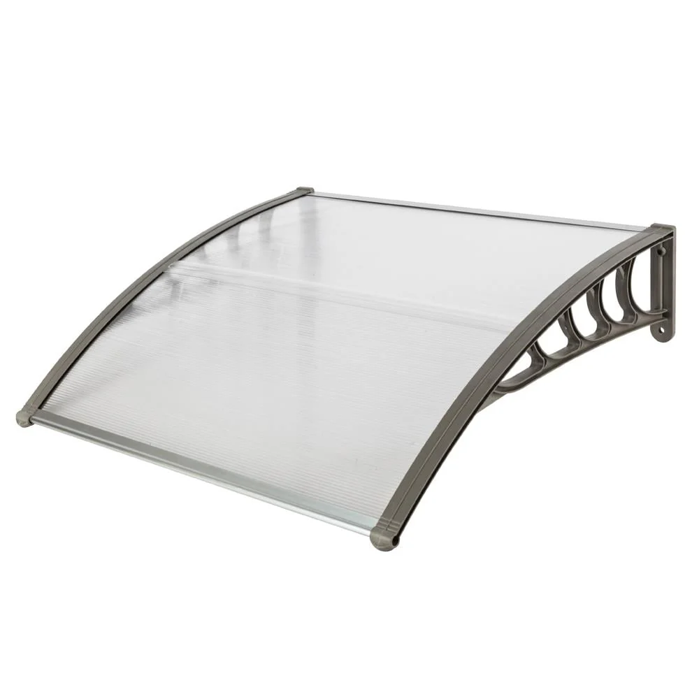 Winado 40″x 40″ Door Window Awning Patio Wall Gray Bracket Gray