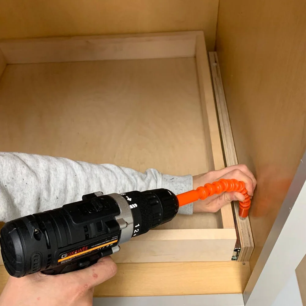 COUVER Bottom Mount Fully Assembled Slide Out Cabinet Shelf Pull-Out Wood Drawer Organizer 16.5"(W) x 21.25"(D) X 4"(H), Soft-Close Rail with Spacer(Easy to Install)