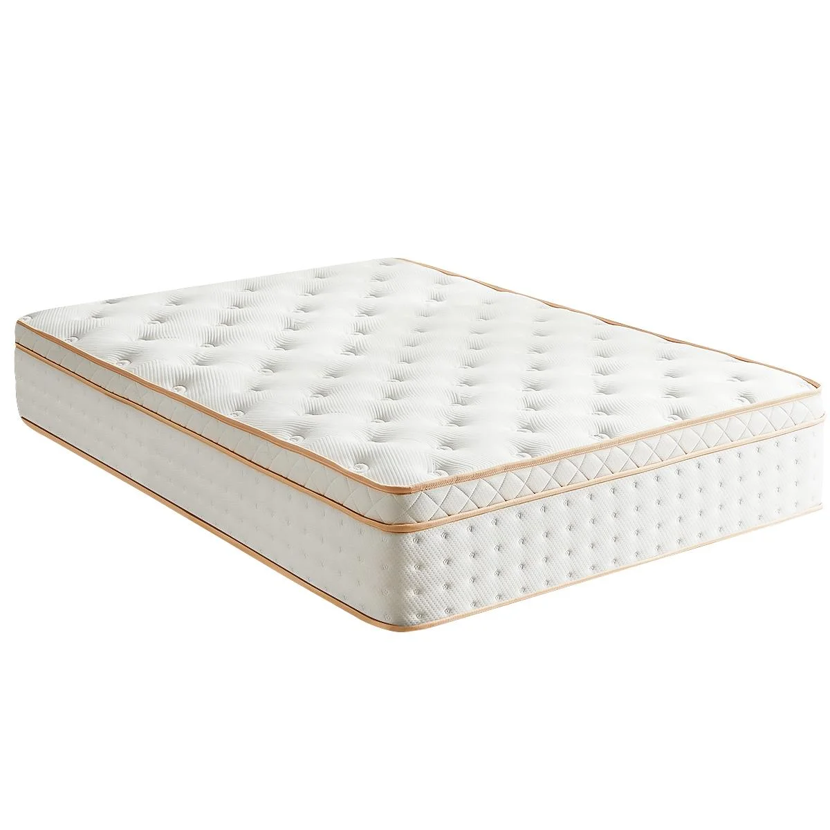 IInnovZBOM10" Queen Size Mattress, Medium Firm Hybrid Mattress with Gel Memory Foam and Pocket Springs, CertiPUR-US Certified for Pressure Relief and Motion Isolation, 100 Night Trial, 80 x 60" x 1