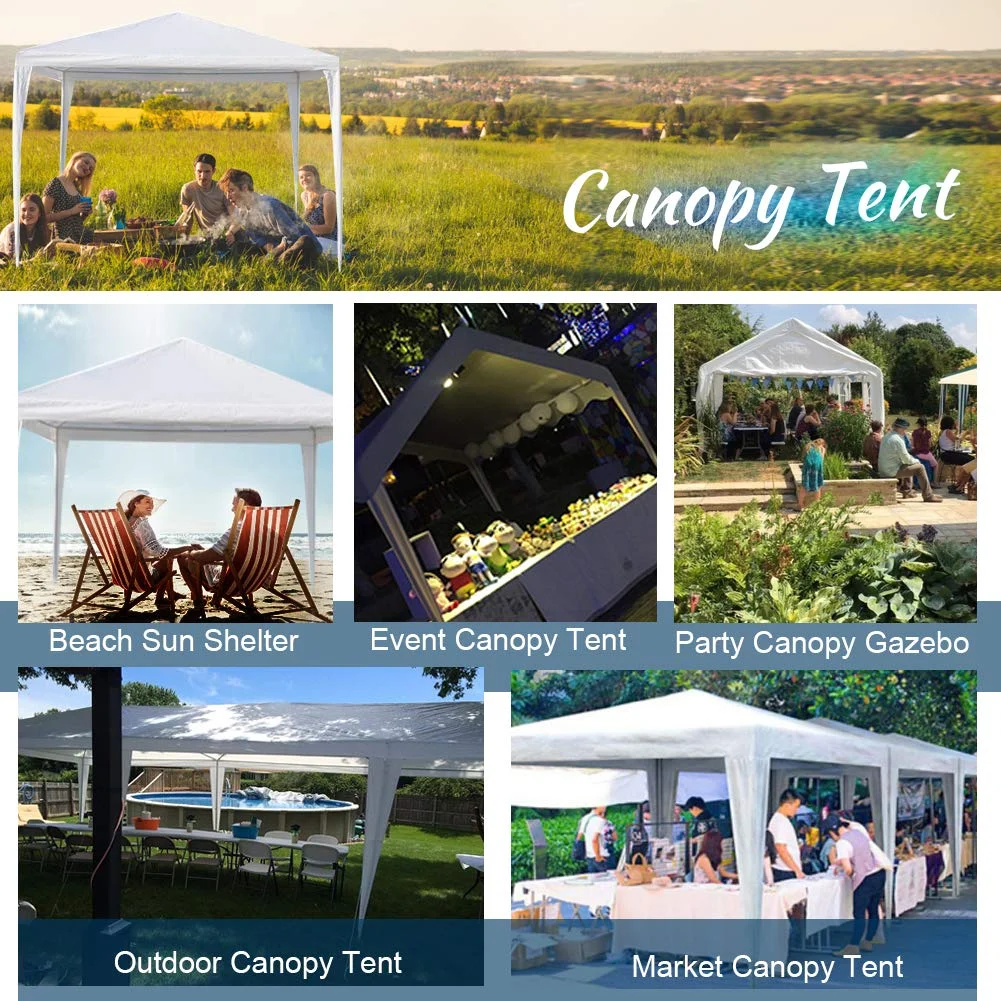 Ktaxon 10' X 20' Canopy Tent with 6 Side Walls for Party Wedding Camping and BBQ
