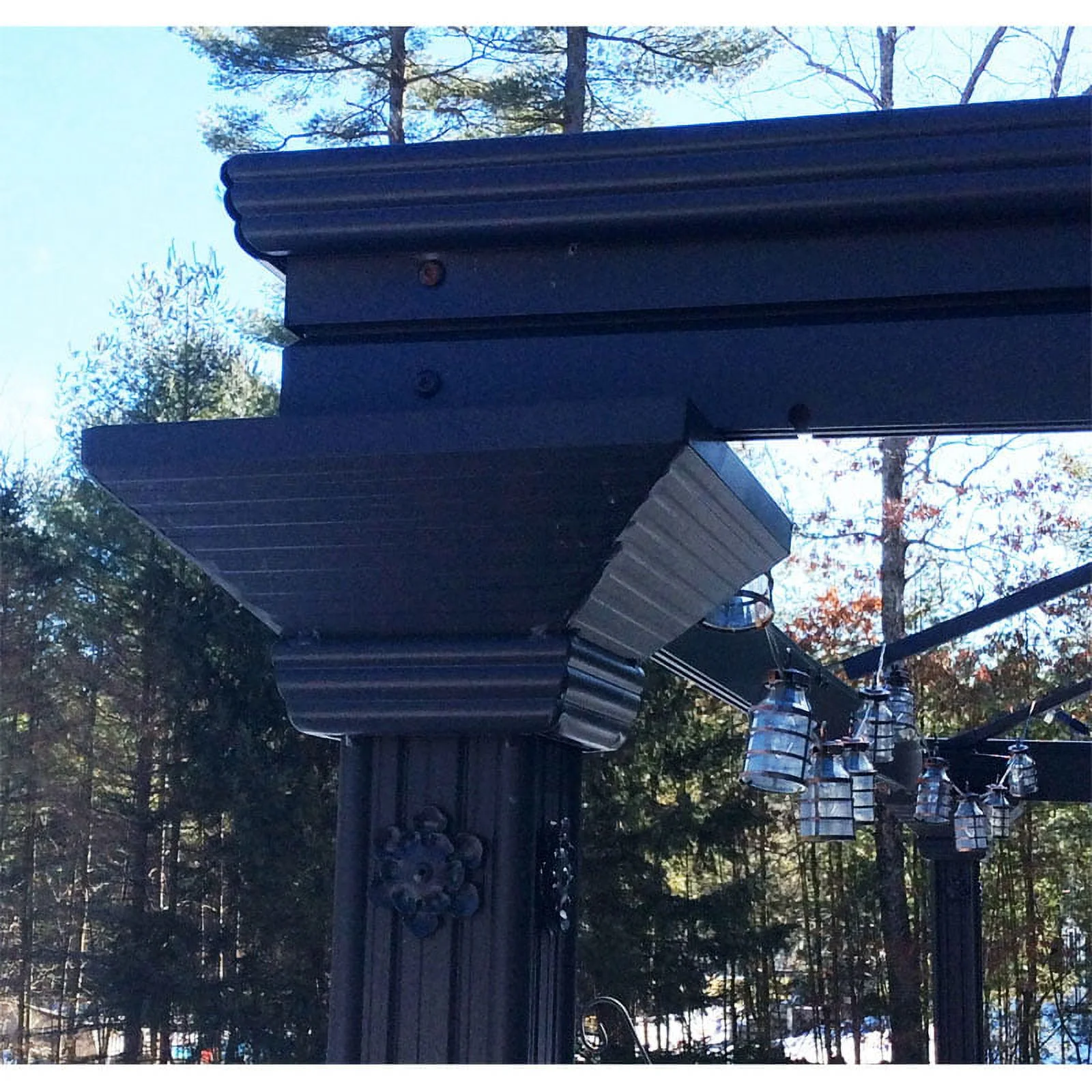 Garden Winds Replacement Canopy Top for 12 x 12 Pillared Gazebo - Riplock 350
