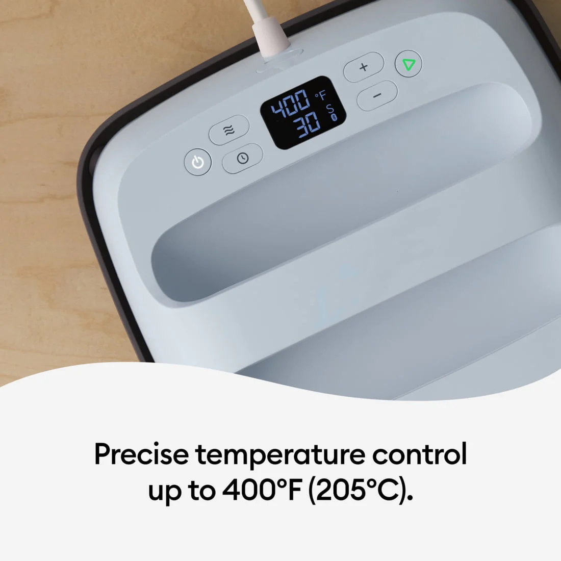 Cricut EasyPress(R) 3 - 9 in x 9 in - Bluetooth(R)-Enabled Handheld Heat Press