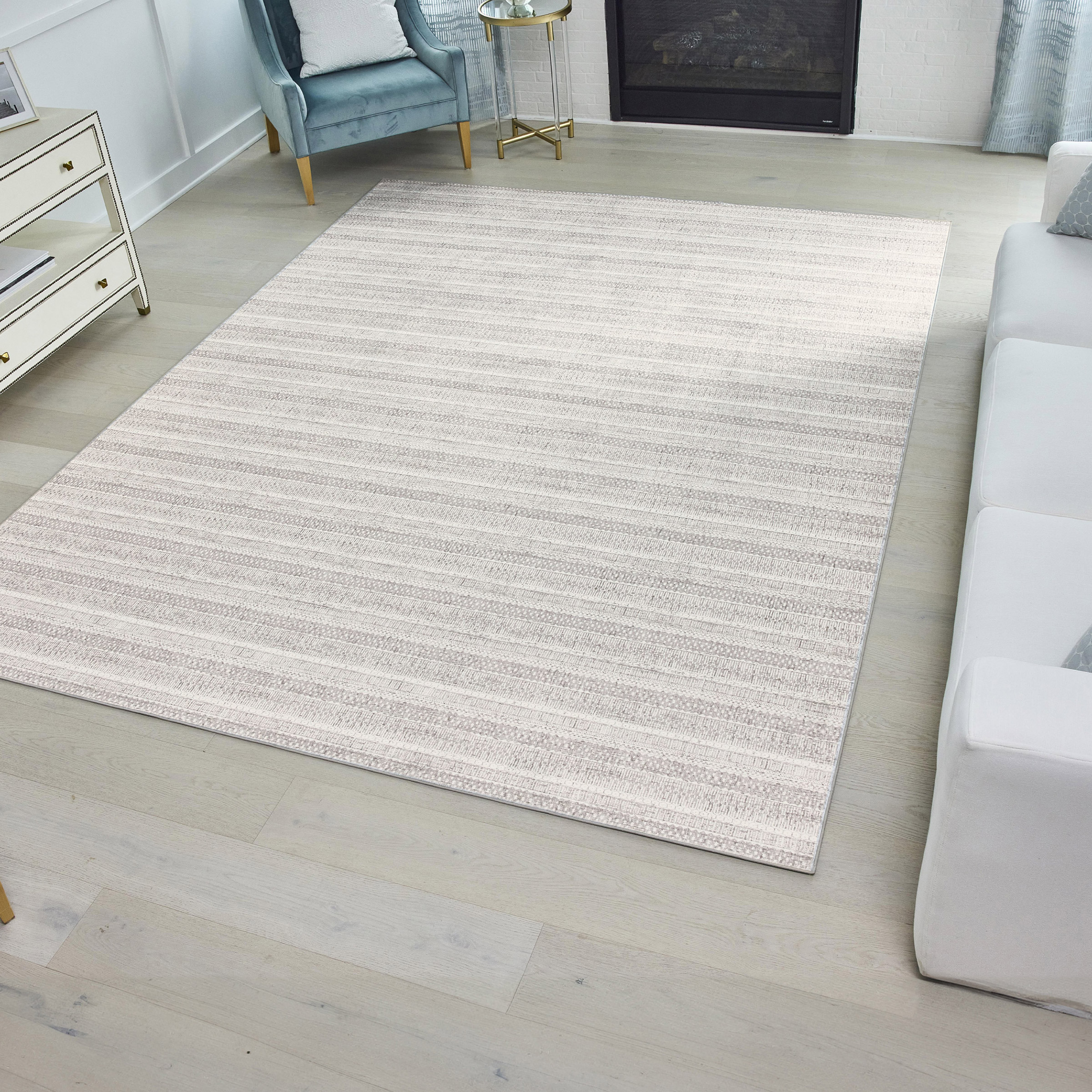 Wyatt & Ash Washable Indoor Area Rug, Oakley 7’10’ x 10′