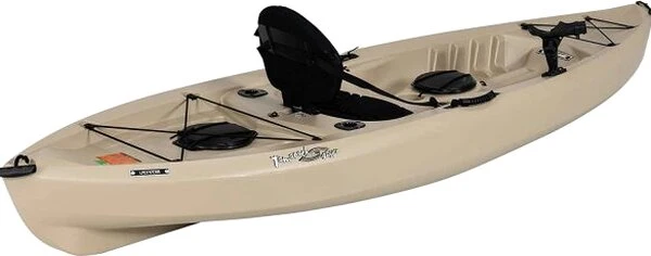 Lifetime Fishing Kayak 10ft 2-Pack With Paddles, UV-Protected HDPE, Tan – Tamarack Angler 100