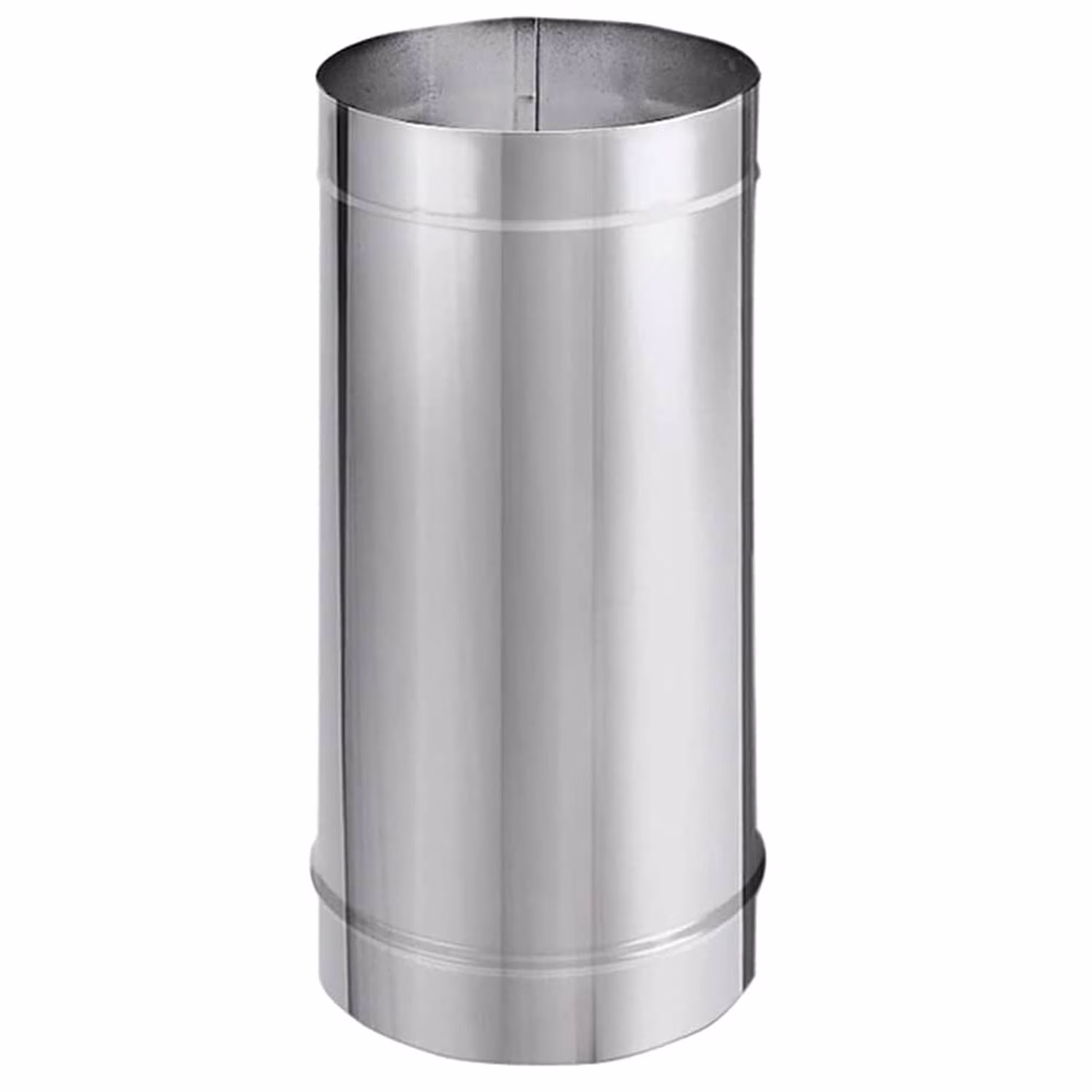 DuraVent DuraBlack 48 x 8 Inch Stainless Steel Single Wall Stove Pipe