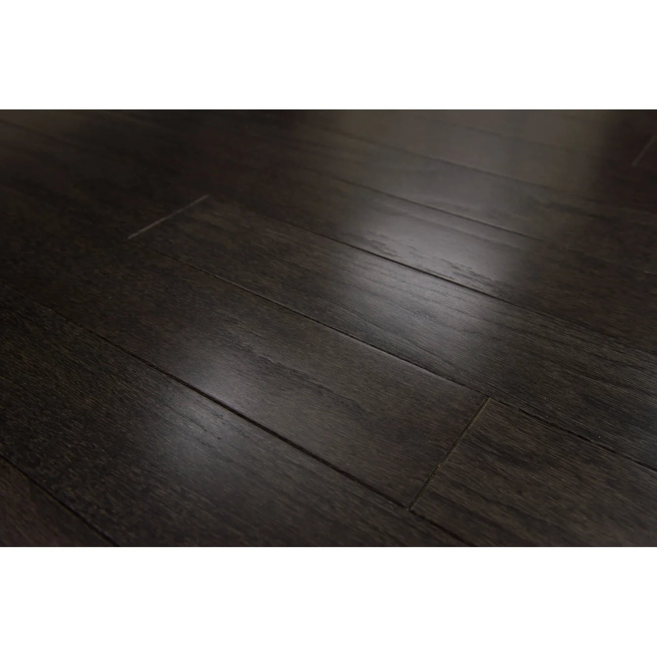 Hudson Collection Engineered Hardwood in Coal - 3/8" X 3" (25.5sqft/case)